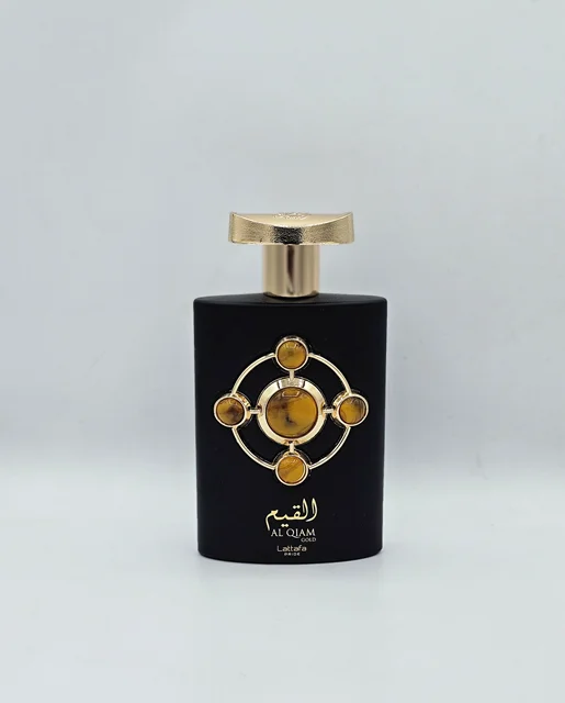 ادکلن زنانه مردانه لطافه مدل القیم گلد رایحه لویی ویتون امبر نومد حجم ۱۰۰ میل