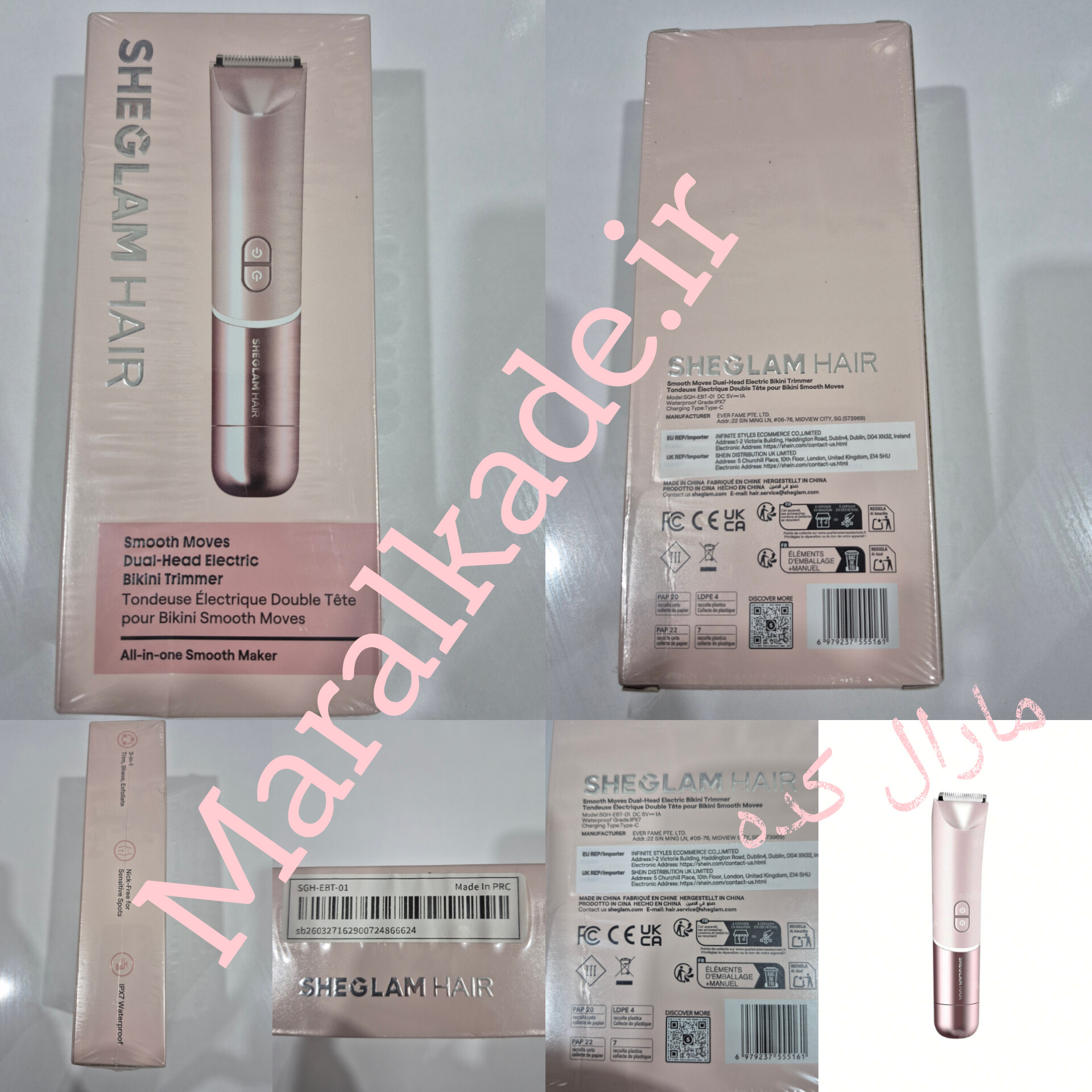 شیور دوسر بیکینی  Smooth Moves Dual-Head Electric Bikini Trimmer