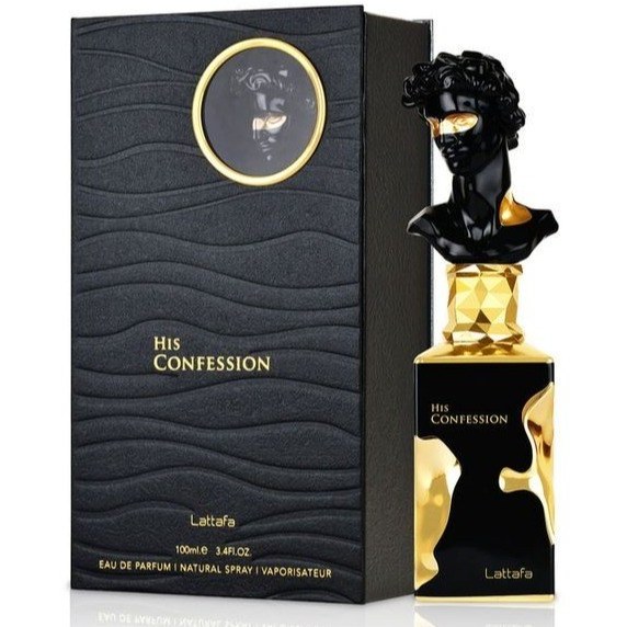 عطر ادوپرفیوم مردانه لطافه مدل هیز کانفشن مشابه رایحه دیور هوم اینتنس حجم ۱۰۰ میل