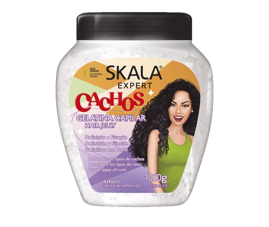ژل فر کننده و حالت دهنده اسکالا Skala Expert Gelatina Capilar Cachos Curls Hair Jelly 1000g
