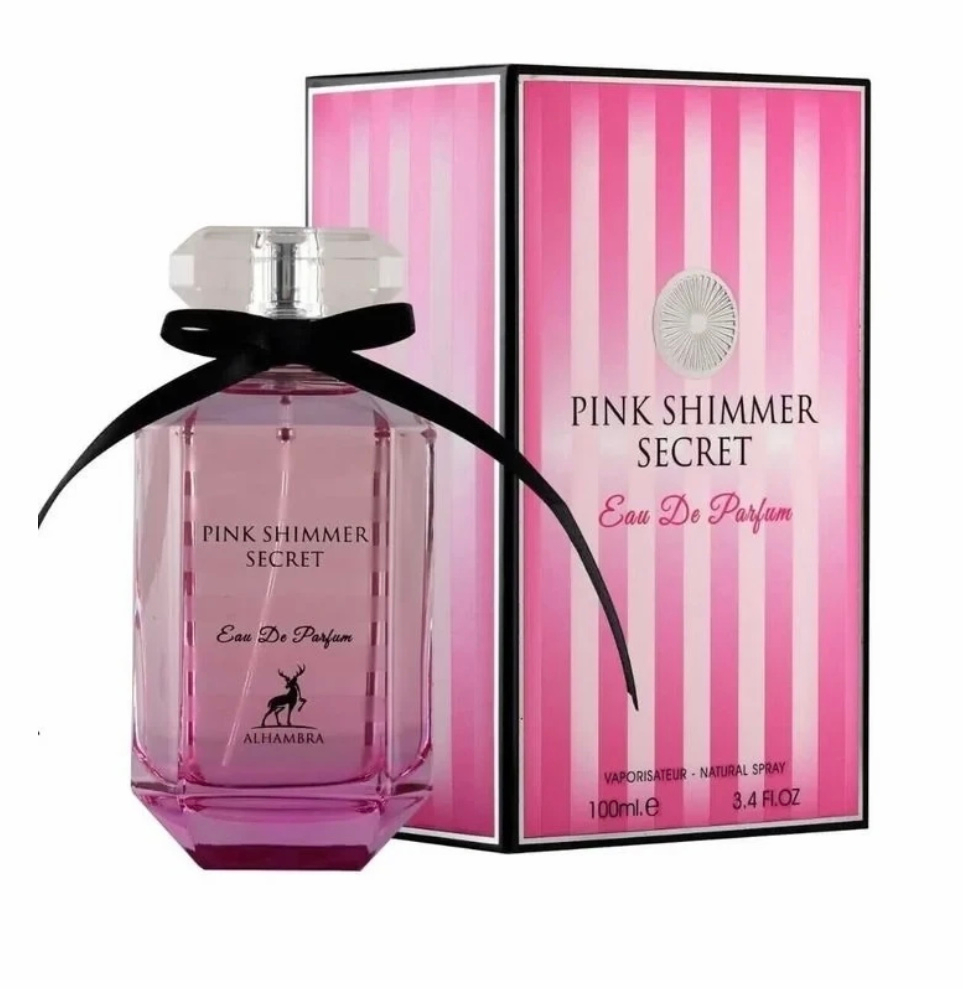 عطر ادوپرفیوم زنانه الحمبرا پینک شیمر سکرت ۱۰۰ میل خنک شیرین