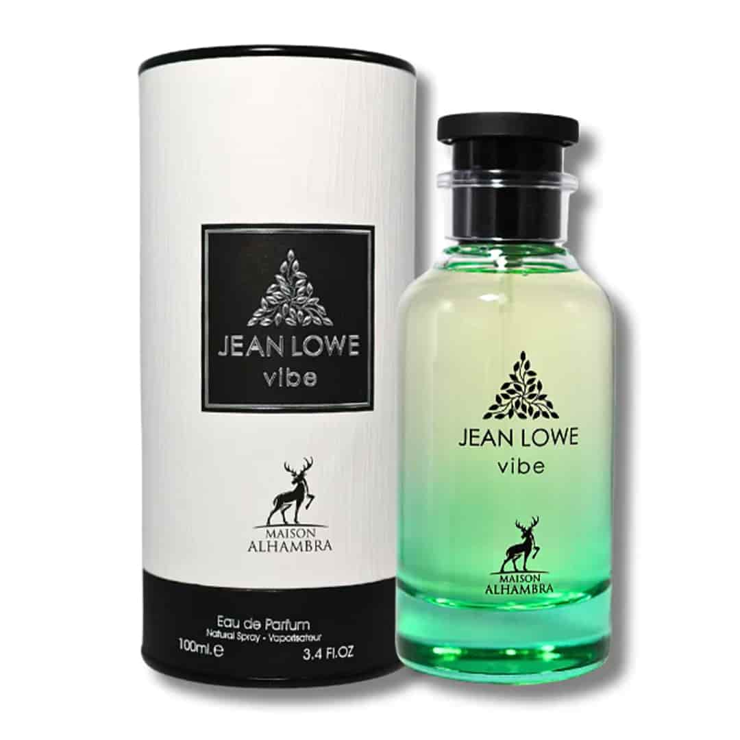 ادکلن مردانه الحمبرا جین لاو ویب(مشابه لویی ویتون پسیفیک چیل) Jean Lowe vib اورجینال حجم ۱۰۰ میل