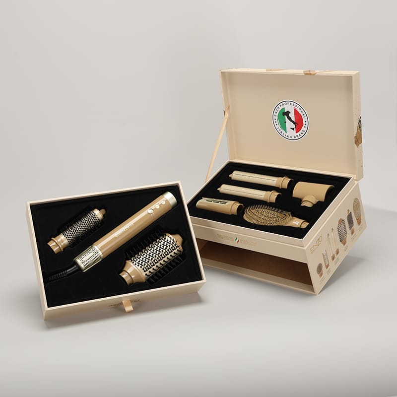 سشوار چند کاره انزو مدل 6228 موتور BLDC آبکاری تورمالین طلایی Enzo EN-6228