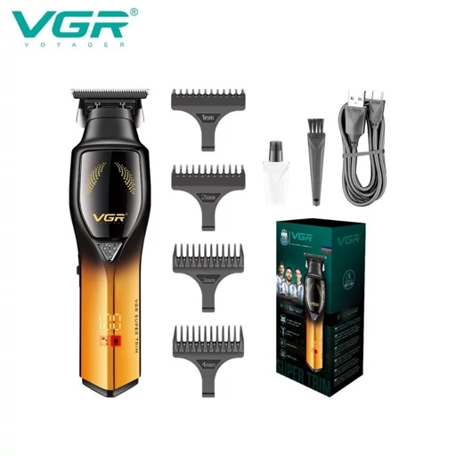 ماشین اصلاح وی جی آر مدل V-187 با تیغه سرامیک و برش مستقیم